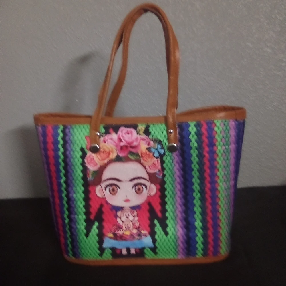 Colorful Patterned Tote Bag ( Casa )